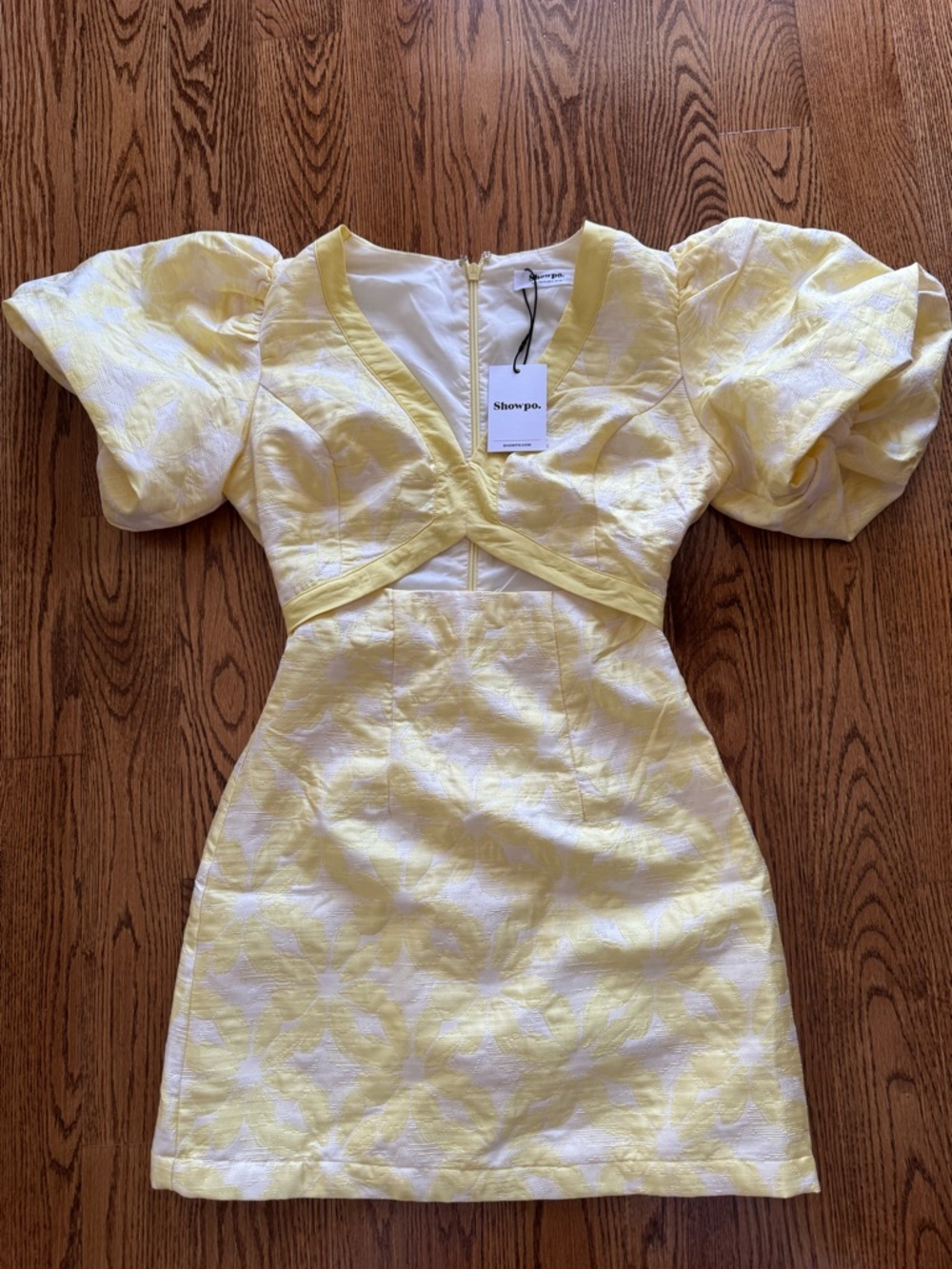 Showpo Yellow Floral Mini Dress - Picture 2 of 5